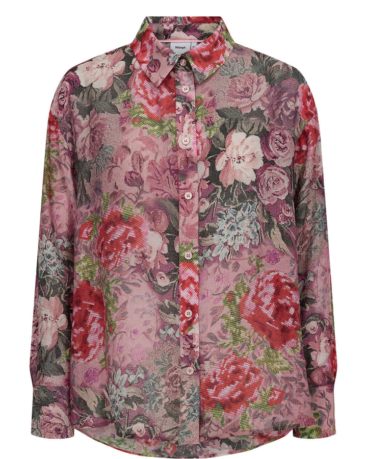 Numph NuMarcelle Shirt - Goji Berry