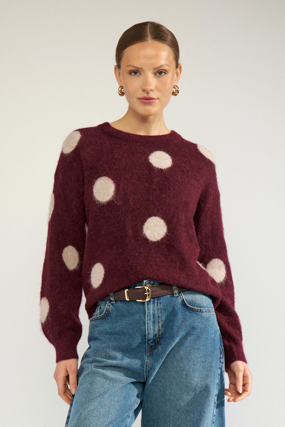 Numph Nusuri Dot Pullover - Fig