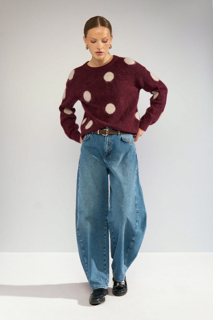 Numph Nusuri Dot Pullover - Fig