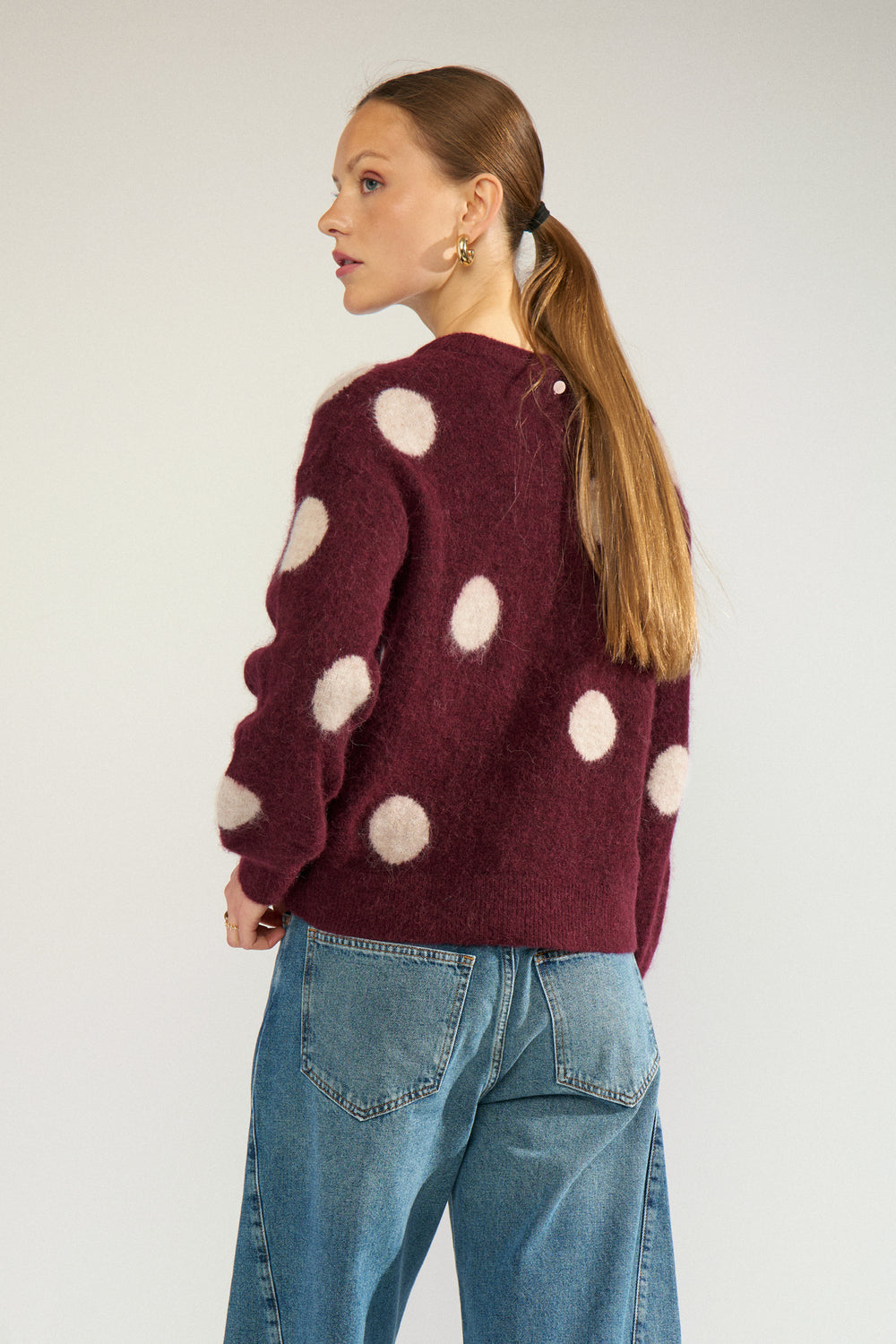 Numph Nusuri Dot Pullover - Fig