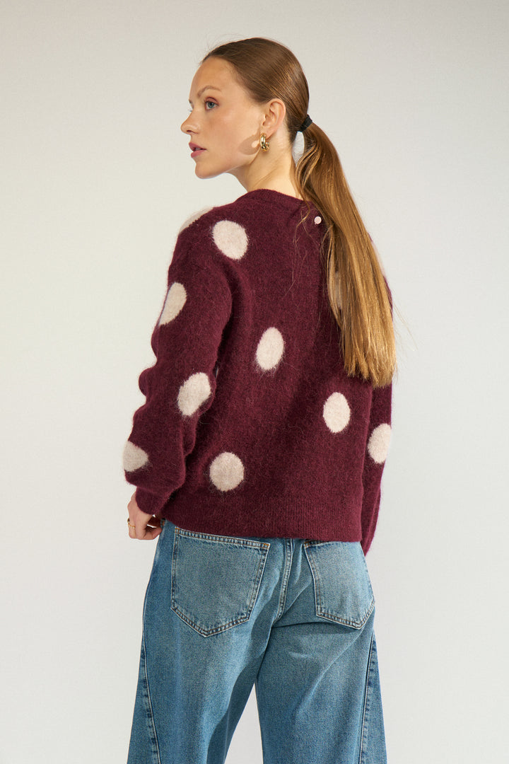 Numph Nusuri Dot Pullover - Fig