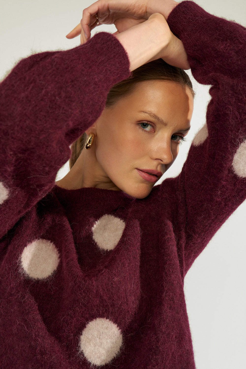 Numph Nusuri Dot Pullover - Fig