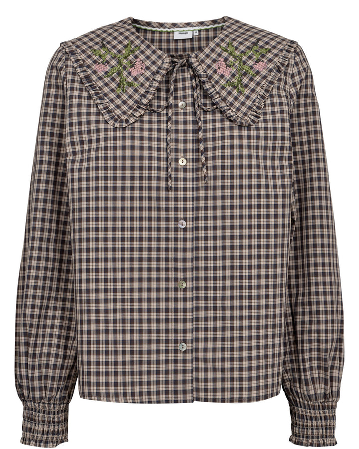 Numph NuRiya Blouse - Deep Taupe