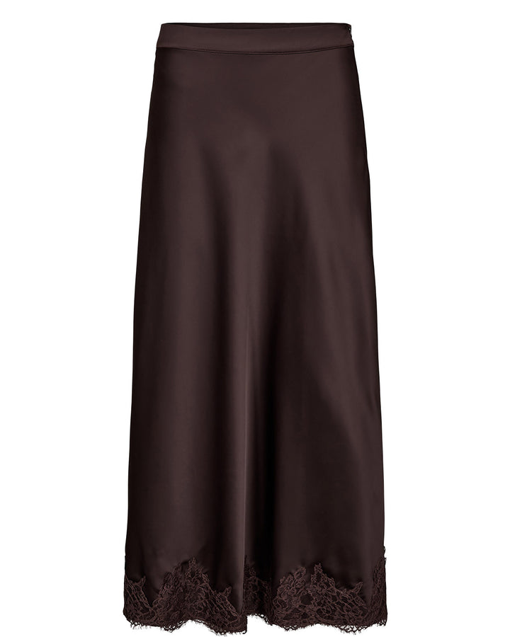 Numph NuNadine Skirt - Black Coffee