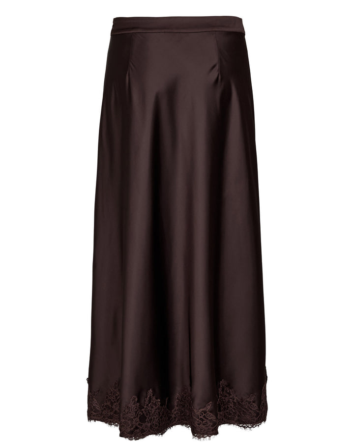 Numph NuNadine Skirt - Black Coffee