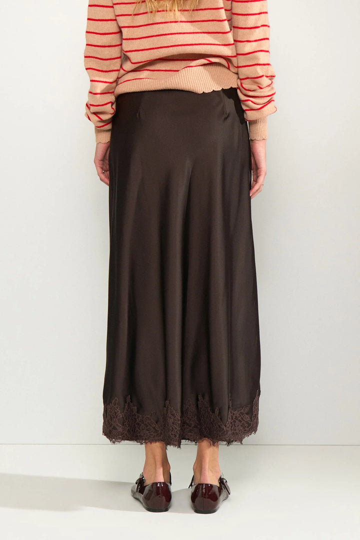 Numph NuNadine Skirt - Black Coffee