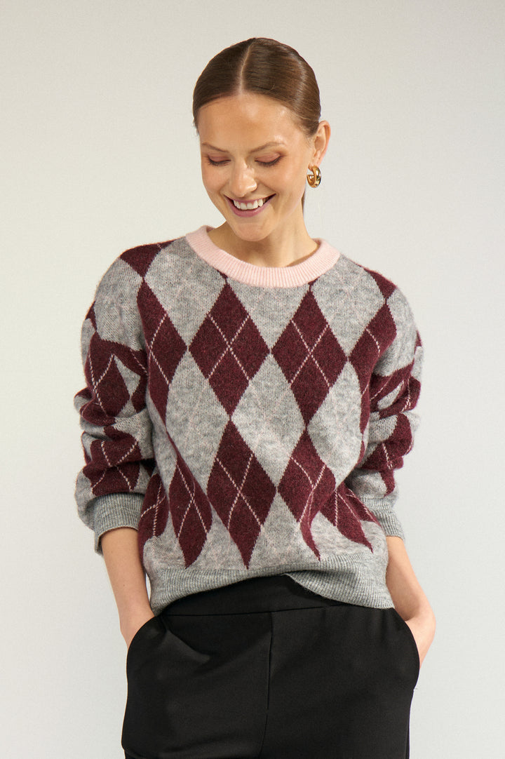 Numph NuTikla Pullover - Medium Grey