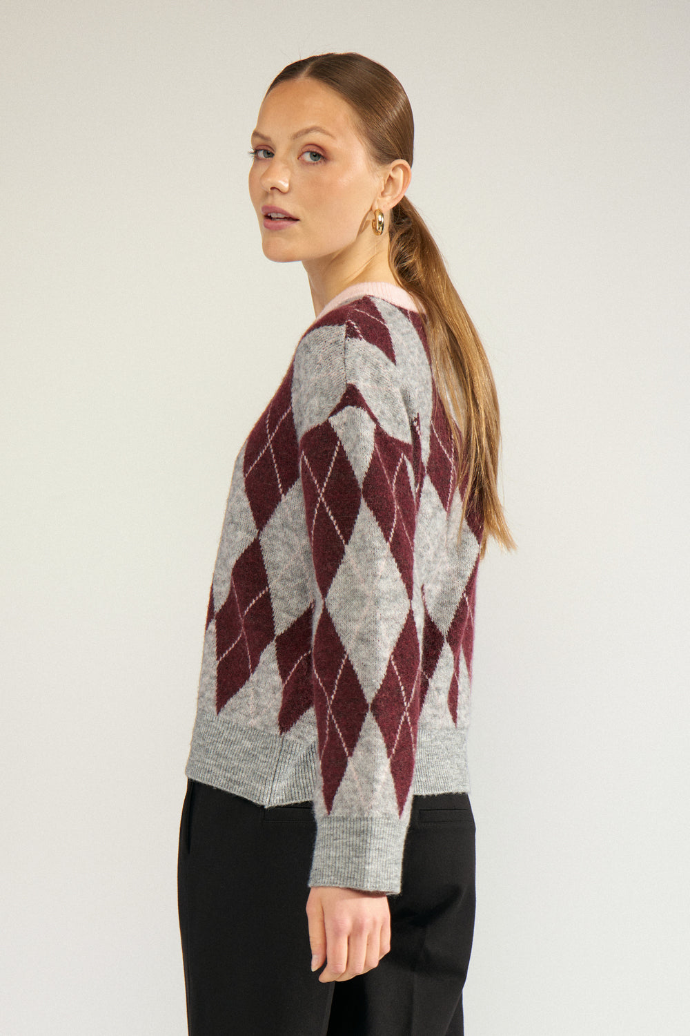 Numph NuTikla Pullover - Medium Grey