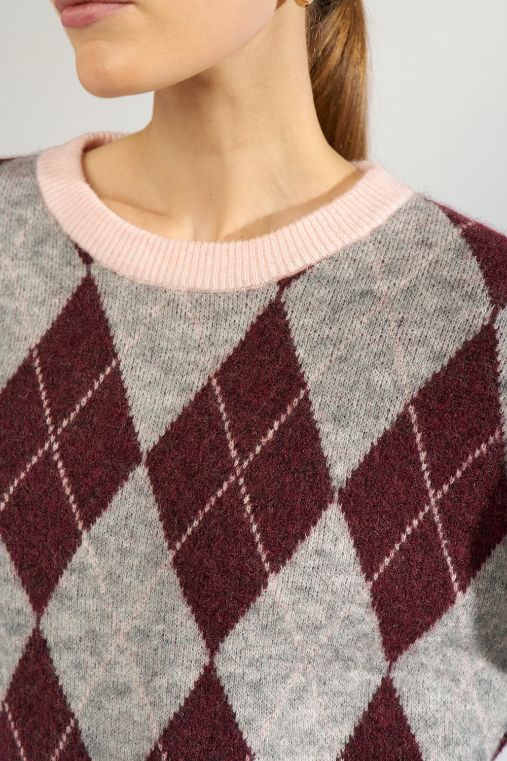 Numph NuTikla Pullover - Medium Grey