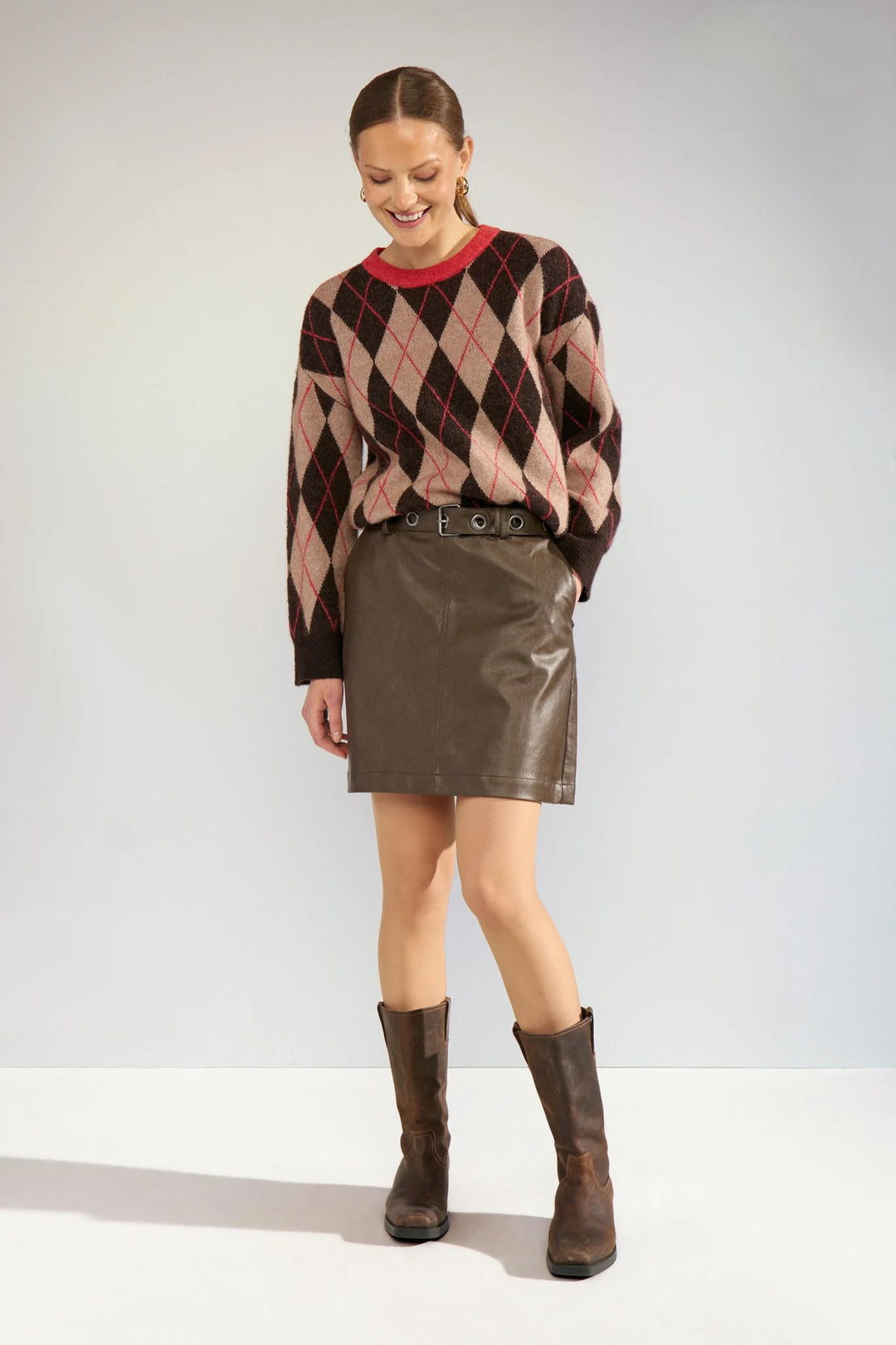 Numph NuTikla Pullover - Goji Berry