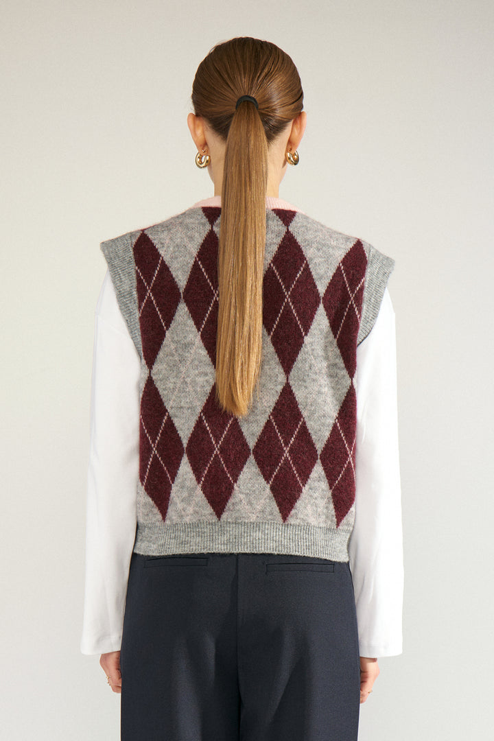 Numph NuTikla Vest - Medium Grey