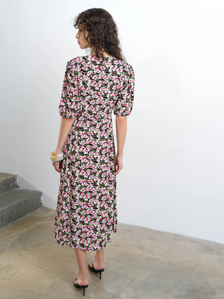 French Connection Molly Lizze Eco Sleeve Tea Dress