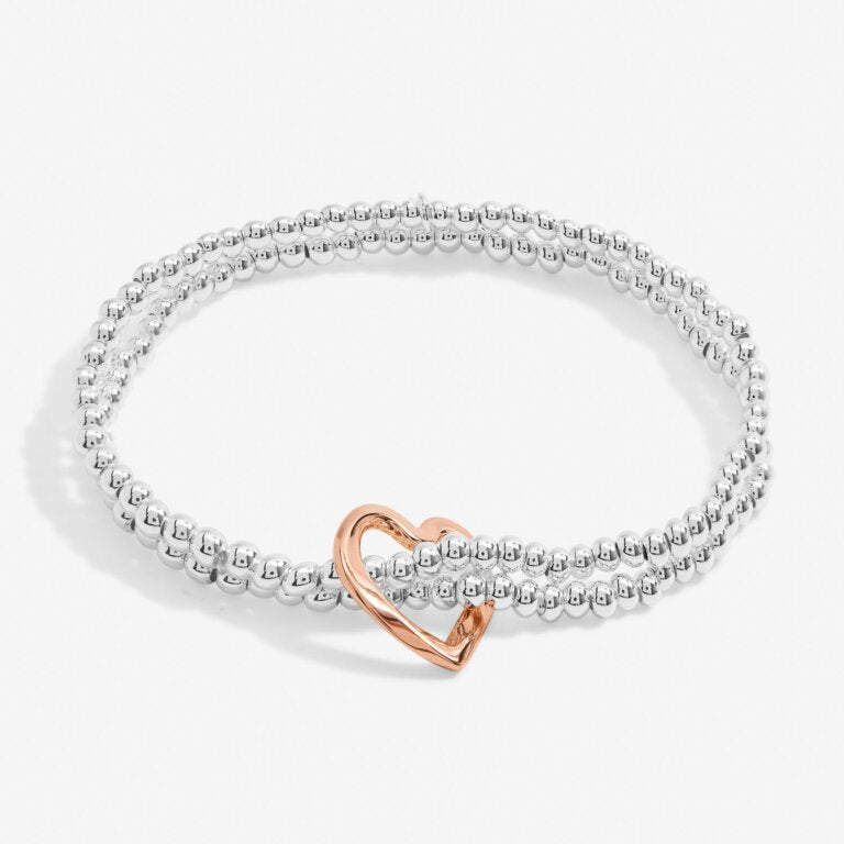 Joma Jewellery Bracelet Bar Twist Heart