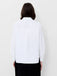 French Connection Cambria Contrast Floral Embroidery Shirt –  Linen White/Black.