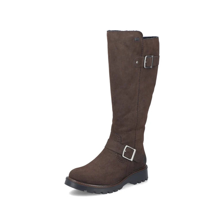 Rieker Brown Suede High Boots