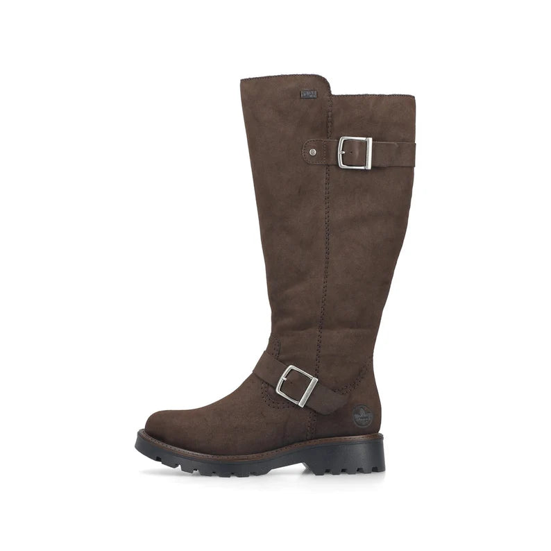 Rieker Brown Suede High Boots