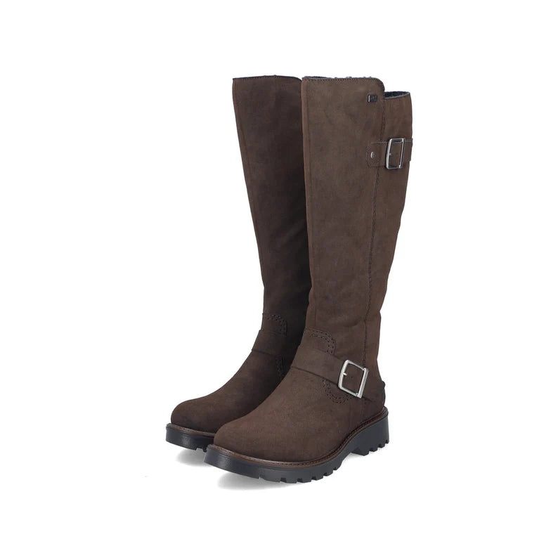 Rieker Brown Suede High Boots