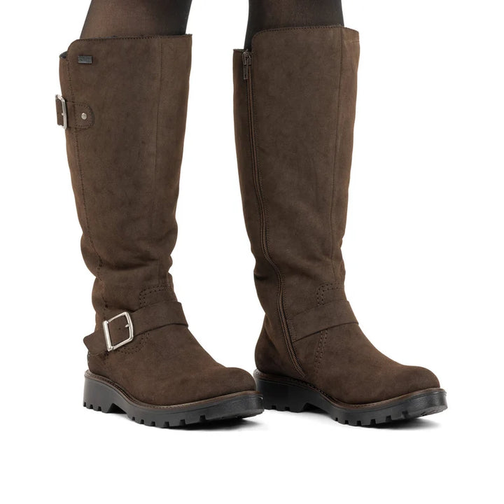 Rieker Brown Suede High Boots