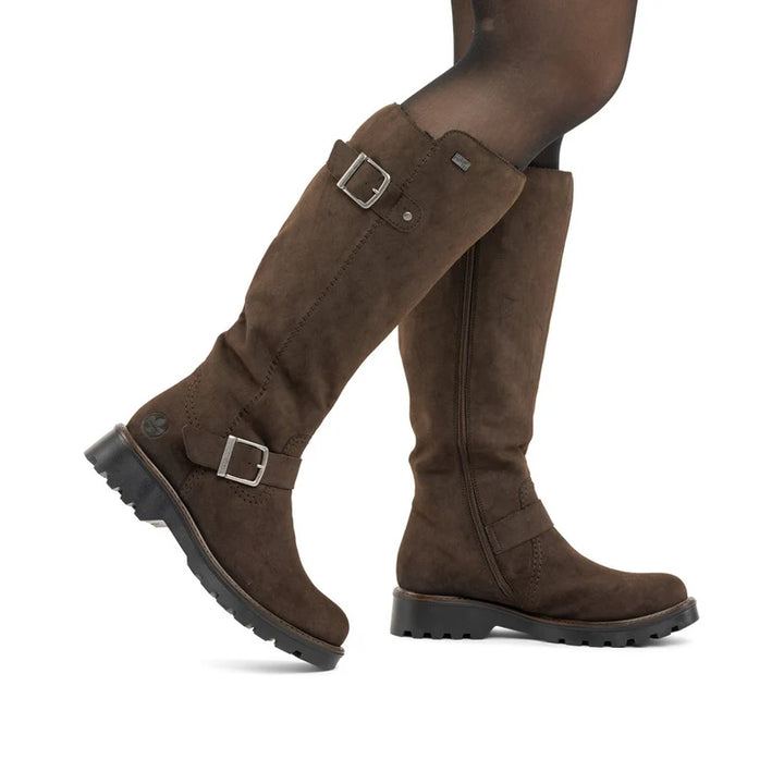 Rieker Brown Suede High Boots