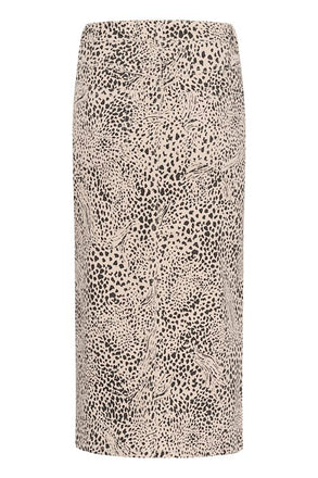 Kaffe Lisa Skirt- Abstract Leopard