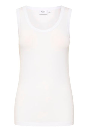 Saint Tropez Adelia Tank Top- Bright White
