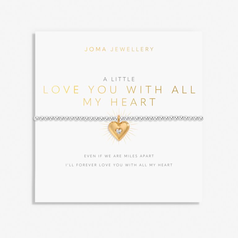 Joma Jewellery A Little Love You With All My Heart Bracelet