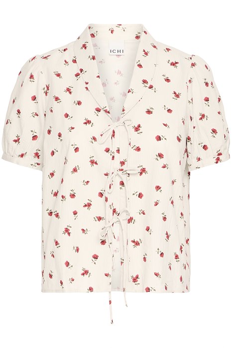 Ichi Rosey Shirt- Geranium Flower