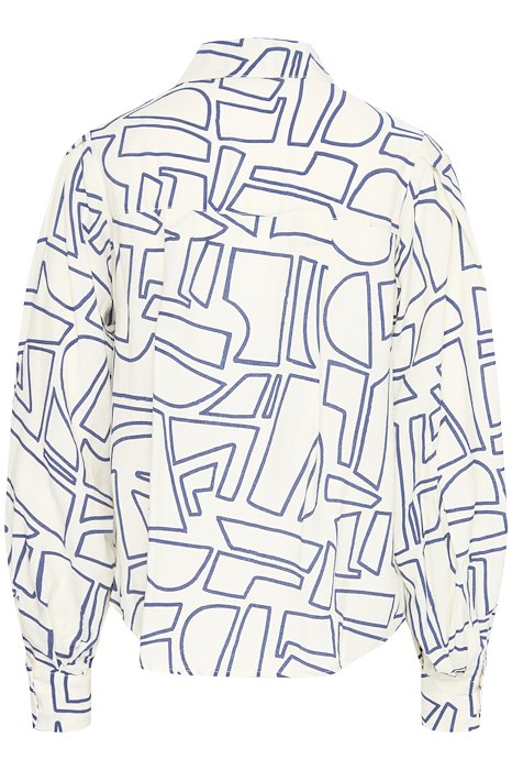 BYoung Ilya Shirt-Birch Outline Geo