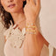 Joma Jewellery Bracelet Bar Gold Crossover