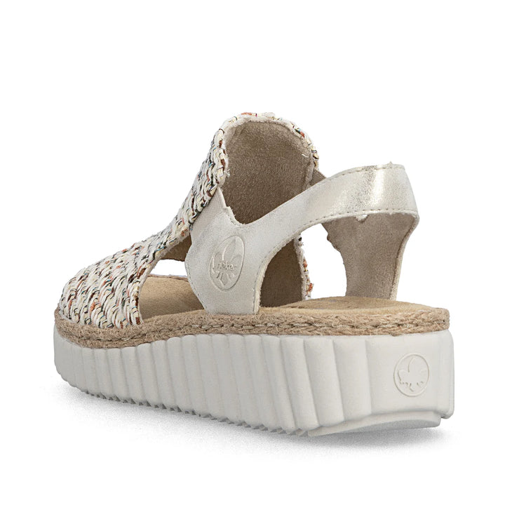 Rieker Woven Sandel's- Beige