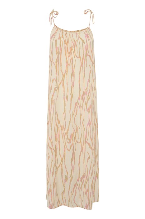 Soaked In Luxury Kehlani Strap Dress- Whisper White Trace
