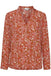 Ichi Tusnelda Shirt Orange.com - Flower AOP