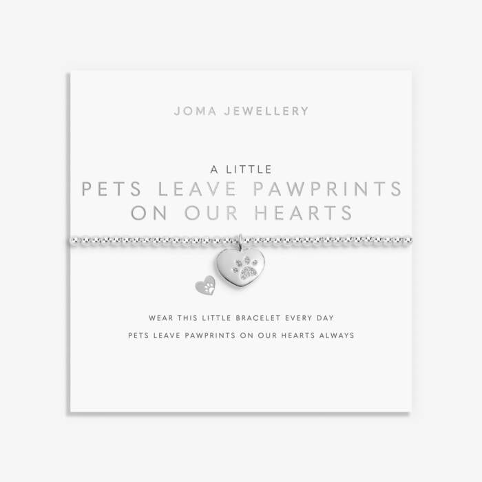 Joma Jewellery A Little Pets Leave Pawprints On Our Hearts Bracelet