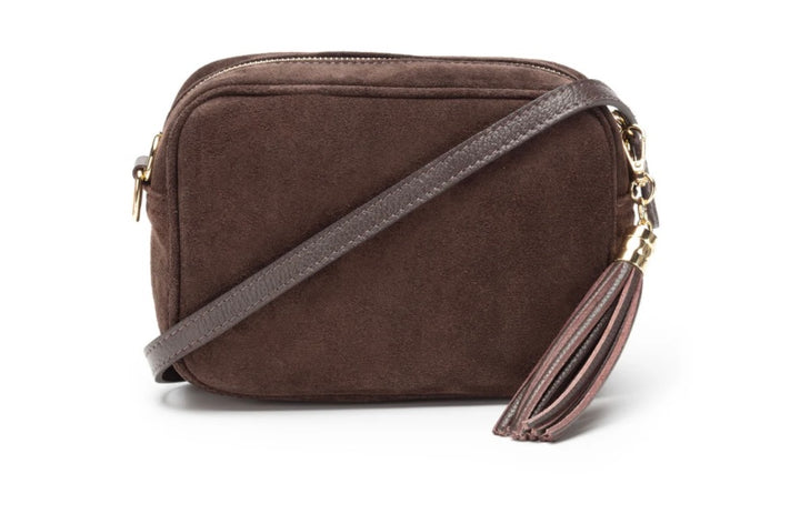Elie Beaumont Crossbody Suede Bag