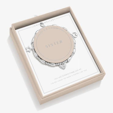 Joma Jewellery Life Is A Charm Sister Bracelet