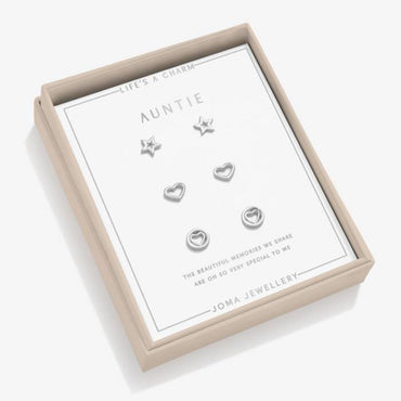 Joma Jewellery Life's A Charm Auntie Earrings