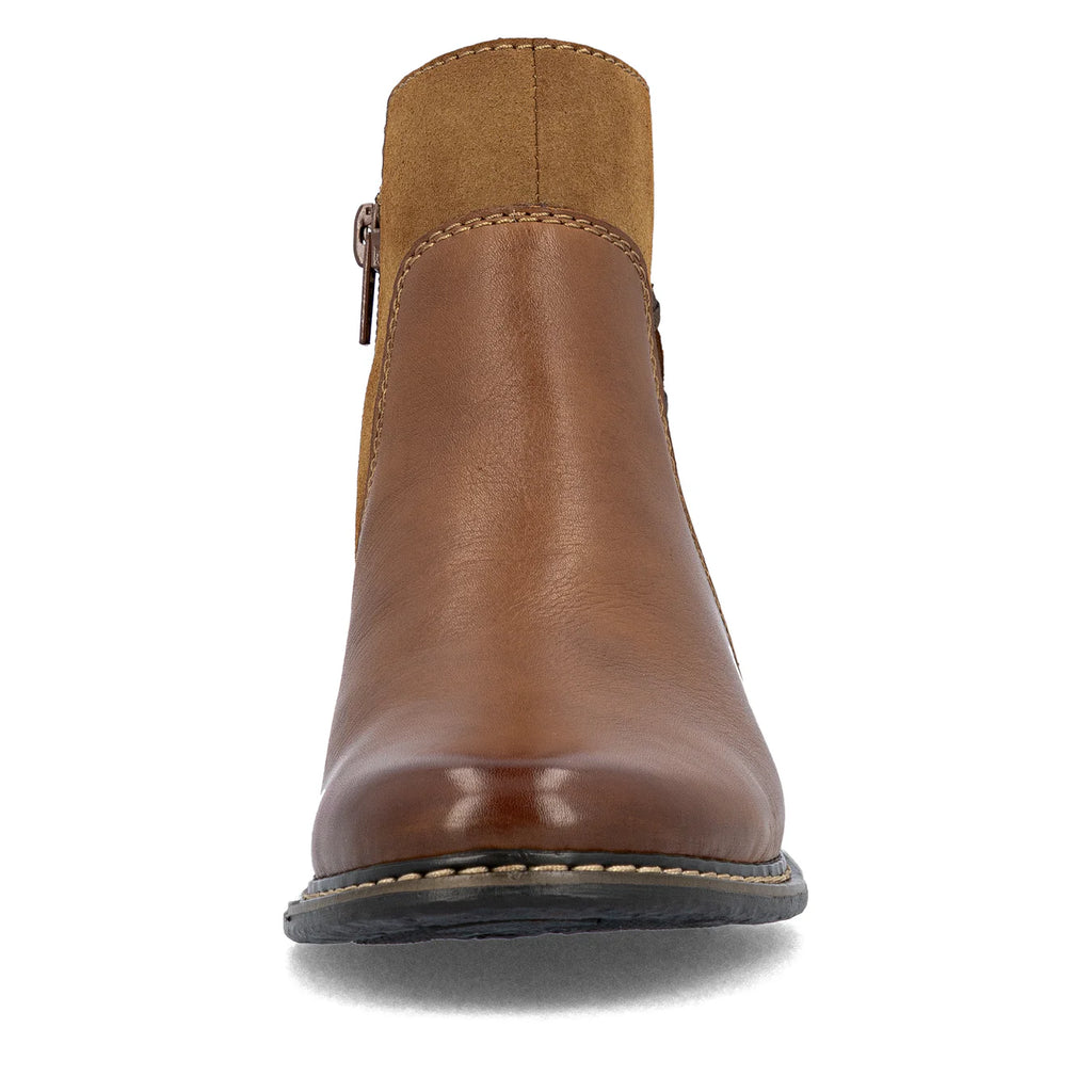 Rieker Brown Zip Boots - Z4951-24