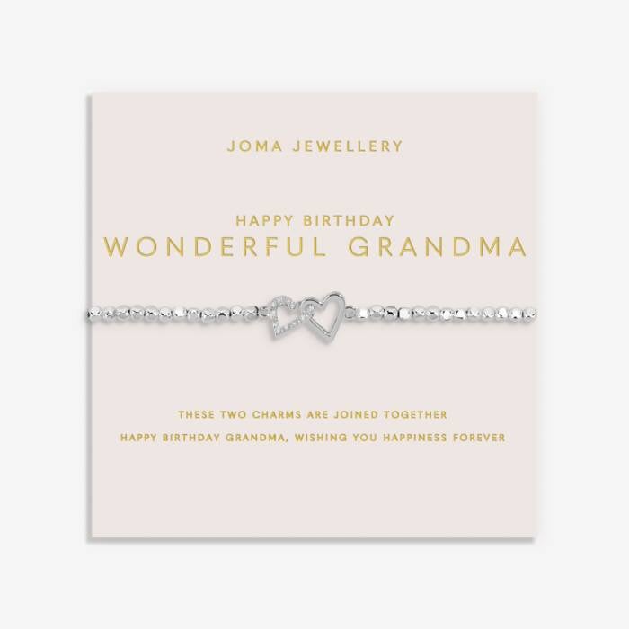 Joma Jewellery Forever Yours Happy Birthday Wonderful Grandma Bracelet