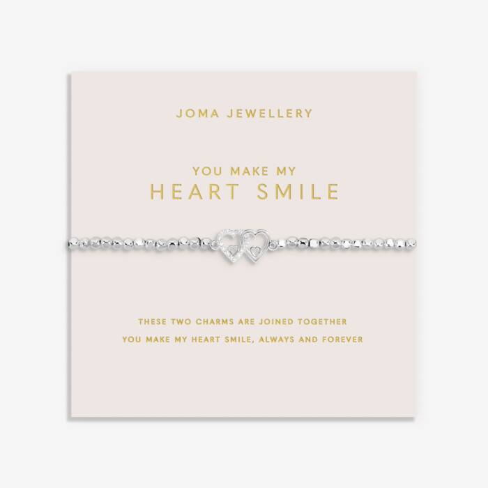 Joma Jewellery Forever Yours You Make My Heart Smile Bracelet