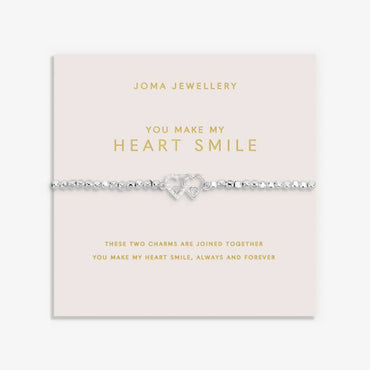 Joma Jewellery Forever Yours You Make My Heart Smile Bracelet
