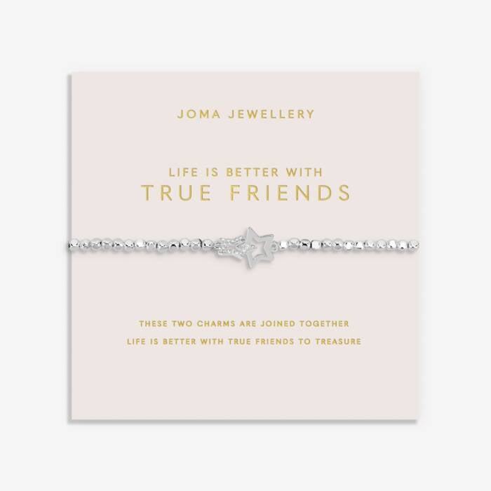 Joma Jewellery Forever Yours Life Is Better With True Friends Bracelet