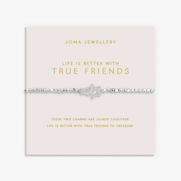 Joma Jewellery Forever Yours Life Is Better With True Friends Bracelet