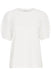 BYoung Summer Puff Sleeve Tee- White