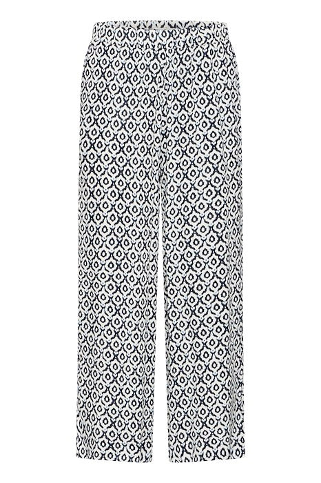 Ichi Marrakech Pants- Tile Blue