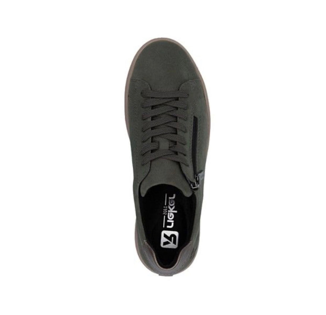 Rieker Zip up Navy Trainer- L9700-14