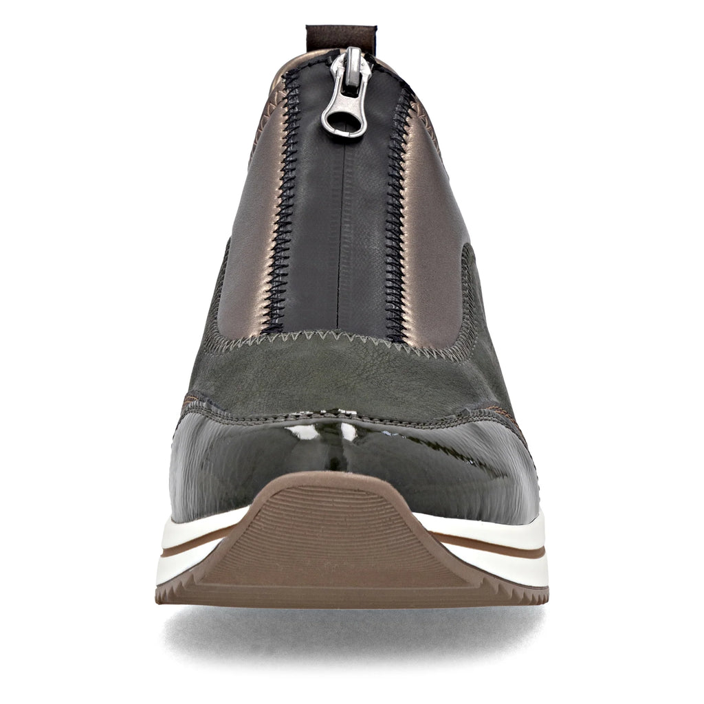 Remonte Green Zip Trainers D0T08-54