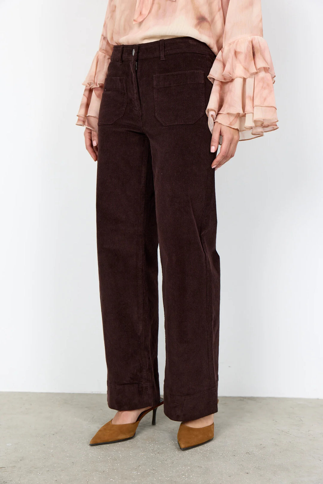 Soya Concept SC-HELIN 2-B Trousers - Chocolate