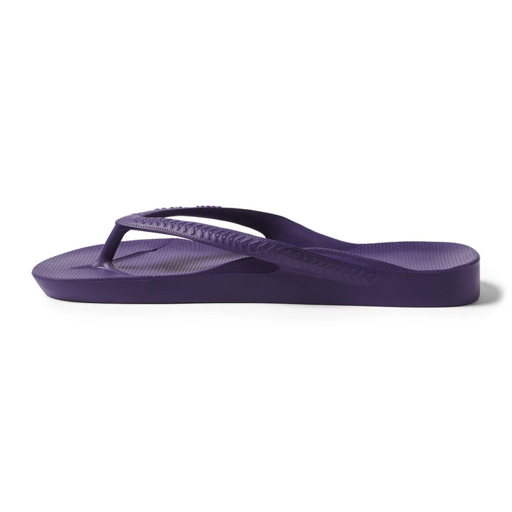 Archies Arch Support Flip Flops- Acai Purple