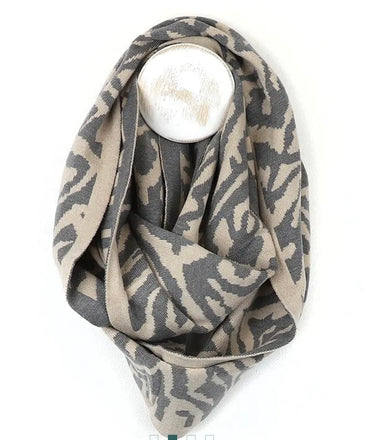 Pom Animal Stripe Snood