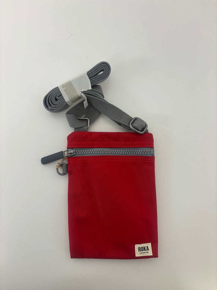 Roka London Chelsea B Crossbody Bag- Cranberry